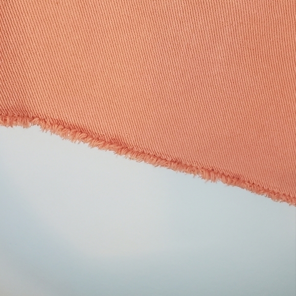 Scout denim orange high waisted button fly shorts Large - Picture 5 of 9